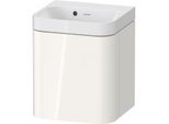 Duravit Happy D.2 Plus Möbelwaschtisch HP4340N22220000 40x36cm, 1 Tür, Anschlag links, ohne Hahnloch, weiß hochglanz