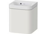 Duravit Happy D.2 Plus Möbelwaschtisch HP4340N39390000 40x36cm, 1 Tür, Anschlag links, ohne Hahnloch, nordic weiß seidenmatt
