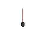 HEWI Serie 477 WC Bürste 4772001033 Stiel rubinrot, Bürste schwarz, Ø 8,1 cm