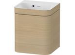 Duravit Happy D.2 Plus Möbelwaschtisch-Unterschrank HP4633N71710000 40x36cm, 1 Tür, Anschlag links, ohne Hahnloch, mediterrane Eiche