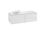 Villeroy & Boch Legato Waschtischunterschrank B579L0DH 120x38x50cm, mit LED-Beleuchtung, Glossy White