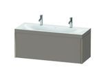 Duravit XViu Waschtisch-Unterschrank XV4613OB143C 120x48cm, 1 Auszug, champagner matt, Rahmen C, basalt matt