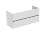 Ideal Standard Eurovit Plus Möbelwaschtisch-Paket R0576WG Hochglanz weiß lackiert, 121,5x45,5x56,5cm, je 1 Hahnloch