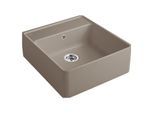 Villeroy und Boch Spülstein Einzelbecken 632061TR Ablaufgarnitur, Handbetätigung, Befestigungssatz, Timber