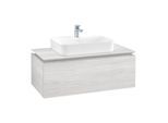 Villeroy & Boch Legato Waschtischunterschrank B75500E8 100x38x50cm, White Wood