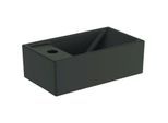 Ideal Standard Eurovit Plus Möbel-Handwaschbecken-Paket R0579WG Hochglanz weiß lackiert, 37x21x67cm, Hahnloch links