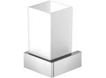 Steinberg Glashalter Serie 460 chrom, Glas weiss satiniert