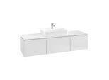 Villeroy & Boch Legato Waschtischunterschrank B761L0DH 160x38x50cm, mit LED-Beleuchtung, Glossy White