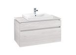 Villeroy & Boch Legato Waschtischunterschrank B681L0E8 100x55x50cm, mit LED-Beleuchtung, White Wood