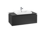 Villeroy & Boch Legato Waschtischunterschrank B68000PD 100x38x50cm, Black Matt Lacquer