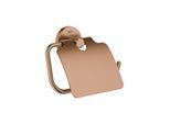 Grohe Essentials WC-Papierhalter 40367DL1 warm sunset gebürstet, mit Deckel, verdeckte Befestigung