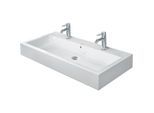 Duravit Vero Möbel-Waschtisch 0454100027 geschliffen, mit Hahnloch, Überlauf, Hahnlochbank, 100 x 47 cm, weiß