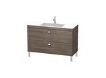 Duravit Brioso c-bonded Waschtischunterschrankset BR4703N1051 120 x 48 cm, chrom/Pine Terra, ohne Hahnloch
