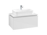 Villeroy & Boch Legato Waschtischunterschrank B75300DH 80x38x50cm, Glossy White