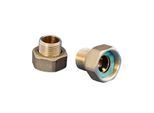 Wilo Verschraubung 1/2" AG/15i x 1" IG 4092743 1 Satz, für Zirkulationspumpe