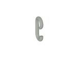 Hewi 477 Haken 477.30B01095 92x45mm, zum Aufschieben, matt, felsgrau