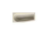 Bette BetteLuna Badewanne 2760-001 pergamon, 170x75x45cm, Schräge Fußende rechts