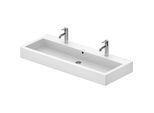 Duravit Vero Waschtisch 0454120024 120 x 47 cm, weiss, 2 Hahnlöcher, mit Überlauf