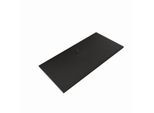 Kludi TERRA Duschwanne 08DW2039 80 x 170 x 3 cm, Abflussabdeckung inkl. Mattschwarz