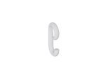 Hewi 477 Haken 477.30B02098 105x50mm, zum Aufschieben, matt, signalweiß
