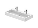 Duravit Vero Waschtisch 04541000241 100 x 47 cm, weiss, wondergliss, 2 Hahnlöcher