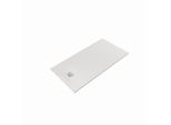 Kludi TERRA Duschwanne 08DW0153 70 x 140 x 3 cm, Abflussabdeckung inkl., Mattweiß