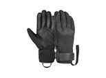 Skihandschuhe REUSCH "Andreas R-TEX XT", Damen, Gr. 10.5, schwarz, 80% Polyester, 20% Rindsleder, unifarben, Handschuhe, mit wind- und wasserdichter R-TEX XT Membran