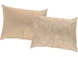 Dekokissen ADAM "Flower Cuveé Light", beige (beige, geblümt), B:60cm L:40cm, Baumwolle, Dekokissen_Sitzkissen_Kissenhüllen, mit Blumenmuster, Wendekissenhülle ohne Füllung, 1 Stück