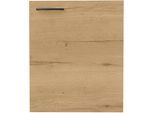 Frontblende NOBILIA "Structura", Ausrichtung wählbar", braun (eiche sierra nachbildung), B:60cm H:72cm T:1,9cm, MDF, Möbelblenden, für integrierte Kühlgeräte und Waschautomaten, Breite 60 cm