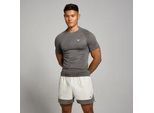 MP Herren Tempo Pillar Graphic Seamless Top - Eisengrau - XXL