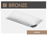 3-Kammer-Kopfkissen SPESSARTTRAUM "Bronze", weiß, B:80cm L:80cm, Kopfkissen Bezug: 100% Baumwolle. Füllung Außenkammer: 90% Daunen, 10% Federn. Füllung Innenkammer: 100% Federn, Kopfkissen, hergestellt in Deutschland, allergikerfreundlich