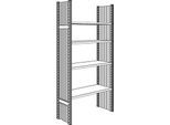 Seitenwand, H 2278 x T 600 mm