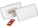 Durable Namensschilder Click Fold, 40 x 75 mm, Konvex, Magnet, 10 Stück