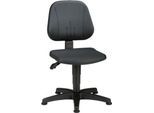 Arbeitsdrehstuhl 9650, Integralschaum, Gleiter, schwarz
