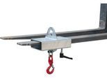 Lasthaken für Gabelstapler und Kran Bauer LH-I 2, mit Wirbel, Traglast 2000 kg, verzinkt