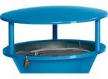 Schutzdach, für Standascher, aus Kunststoff, blau