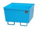 Auffangwanne BAUER AO-1, Stahl, 229 l, B 800 x T 800 x H 545 mm, blau