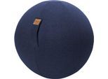 Sitzball FELT, Filzimitat 100% Polyester, waschbar, reißfest, Trageschlaufe, dunkelblau