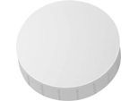 MAUL Solidmagnete, ø 38 x 15,5 mm, 10 Stück, weiß