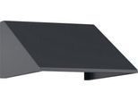 Schrägdachaufsatz für C+P Schließfachschrank Resisto, Neigung von 26°, B 396 x T 540 x H 230 mm, Stahl, anthrazitgrau RAL 7016