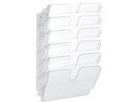 Durable Prospektspender Flexiplus, 6 Spender, A4, quer, transparent