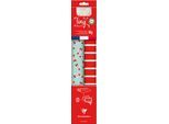 Geschenkverpackungs-Set Clairefontaine, 2 Tinyrollen Geschenkpapier L 5 m x B 350 mm, Geschenkband L 20 m & 10 Geschenkanhänger