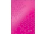 LEITZ Notizbuch WOW 4627, DIN A5, liniert, pink