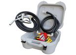 Benzin-Transfer-Set CEMO Cematic 12/30 EX, Elektropumpe 12V, 25 /min, 2m Saugschlauch, 4m Zapfschlauch, Zapfpistole, in Kunststoffbox