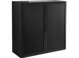 Rollladenschrank, H 1040 mm, schwarz/schwarz