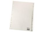 Papier-Register A4, einzeln, DIN A4 A-Z, hellchamois