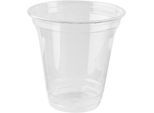 Einweg-Trinkbecher, nur für Kaltgetränke, PLA, Volumen 200 ml, H 95,9 x ø 95 mm, 80 Stück, transp.