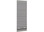 Werkstattplaner Eichner, 2-bahnig, 15 Schienen, für bis zu 30 Auftragstaschen des Formates A4, B 554 x H 1757 mm, Kunststoff, grau