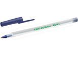 Kugelschreiber mit Kappe BIC® ECOlutions® Round Stic®, 0,4 mm, recycelt, blau, 60 Stck.