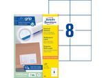 AVERY Zweckform Universal-Etiketten 3427, ultragrip, 105 x 74 mm, 800 Stück